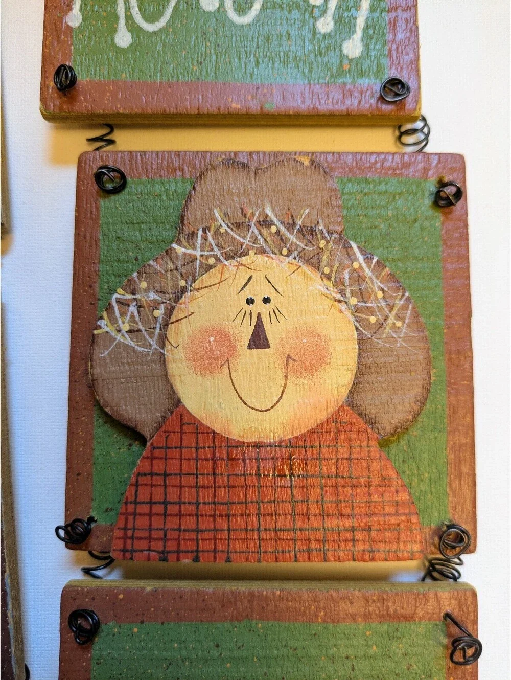 Crazy Mountain Primitive Wood Autumn & Winter Door Hanging Welcome Signs